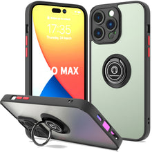 Load image into Gallery viewer, Apple iPhone 14 Pro Ring Case Clear Tinted Back Phone Cover