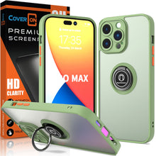 Load image into Gallery viewer, Apple iPhone 14 Pro Max Ring Case Clear Tinted Back Phone Cover