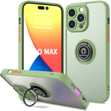 Load image into Gallery viewer, Apple iPhone 14 Pro Ring Case Clear Tinted Back Phone Cover
