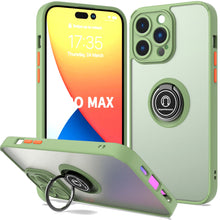 Load image into Gallery viewer, Apple iPhone 14 Pro Max Ring Case Clear Tinted Back Phone Cover