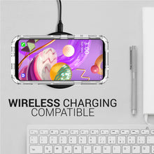 Load image into Gallery viewer, LG Phoenix 5 / Fortune 3 Clear Liquid Glitter Case - Full Body Tough Military Grade Shockproof Phone Cover