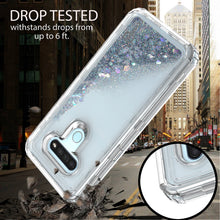 Load image into Gallery viewer, LG K51 / Reflect Clear Liquid Glitter Case - Full Body Tough Military Grade Shockproof Phone Cover