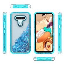 Load image into Gallery viewer, LG K51 / Reflect Clear Liquid Glitter Case - Full Body Tough Military Grade Shockproof Phone Cover