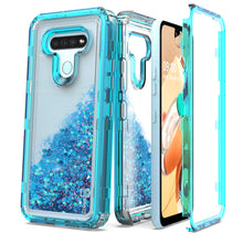 Load image into Gallery viewer, LG K51 / Reflect Clear Liquid Glitter Case - Full Body Tough Military Grade Shockproof Phone Cover
