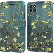 Load image into Gallery viewer, Motorola Moto G9 Power Wallet Case - RFID Blocking Leather Folio Phone Pouch - CarryALL Series