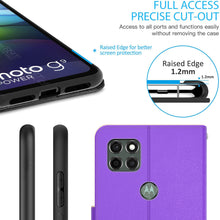 Load image into Gallery viewer, Motorola Moto G9 Power Wallet Case - RFID Blocking Leather Folio Phone Pouch - CarryALL Series
