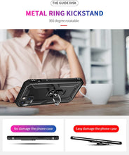 Load image into Gallery viewer, Apple iPhone 14 Case with Metal Ring Kickstand