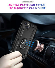 Load image into Gallery viewer, Apple iPhone 14 Plus Case with Metal Ring Kickstand