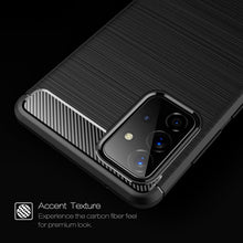 Load image into Gallery viewer, Samsung Galaxy A52 Slim Soft Flexible Carbon Fiber Brush Metal Style TPU Case
