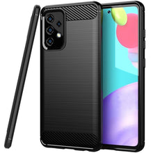 Load image into Gallery viewer, Samsung Galaxy A52 Slim Soft Flexible Carbon Fiber Brush Metal Style TPU Case