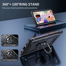 Load image into Gallery viewer, Google Pixel 6a Case with Metal Ring Kickstand