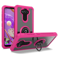 Load image into Gallery viewer, LG Tribute Monarch / Risio 4 / K8x Case - Clear Tinted Metal Ring Phone Cover - Dynamic Series
