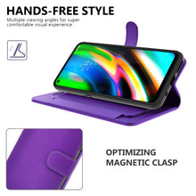 Load image into Gallery viewer, Motorola Moto G9 Plus Wallet Case - RFID Blocking Leather Folio Phone Pouch - CarryALL Series