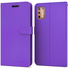 Load image into Gallery viewer, Motorola Moto G9 Plus Wallet Case - RFID Blocking Leather Folio Phone Pouch - CarryALL Series