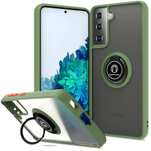 Load image into Gallery viewer, Samsung Galaxy S21 Plus Case - Clear Tinted Metal Ring Phone Cover - Dynamic Series