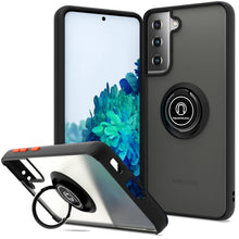Load image into Gallery viewer, Samsung Galaxy S21 Plus Case - Clear Tinted Metal Ring Phone Cover - Dynamic Series