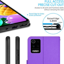 Load image into Gallery viewer, LG K52 / K62 / Q52 Wallet Case - RFID Blocking Leather Folio Phone Pouch - CarryALL Series