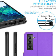 Load image into Gallery viewer, Samsung Galaxy S21 Plus Wallet Case - RFID Blocking Leather Folio Phone Pouch - CarryALL Series