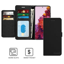 Load image into Gallery viewer, Samsung Galaxy S21 Ultra Wallet Case - RFID Blocking Leather Folio Phone Pouch - CarryALL Series