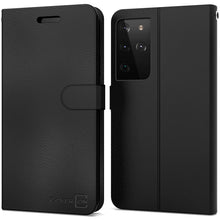 Load image into Gallery viewer, Samsung Galaxy S21 Ultra Wallet Case - RFID Blocking Leather Folio Phone Pouch - CarryALL Series