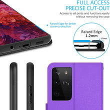 Load image into Gallery viewer, Samsung Galaxy S21 Ultra Wallet Case - RFID Blocking Leather Folio Phone Pouch - CarryALL Series