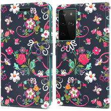 Load image into Gallery viewer, Samsung Galaxy S21 Ultra Wallet Case - RFID Blocking Leather Folio Phone Pouch - CarryALL Series