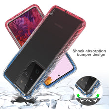 Load image into Gallery viewer, Samsung Galaxy S21 Ultra Clear Case Full Body Colorful Phone Cover - Gradient Series