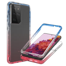 Load image into Gallery viewer, Samsung Galaxy S21 Ultra Clear Case Full Body Colorful Phone Cover - Gradient Series