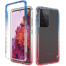 Load image into Gallery viewer, Samsung Galaxy S21 Ultra Clear Case Full Body Colorful Phone Cover - Gradient Series