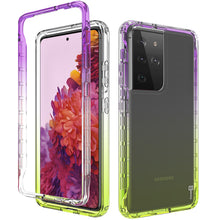 Load image into Gallery viewer, Samsung Galaxy S21 Ultra Clear Case Full Body Colorful Phone Cover - Gradient Series