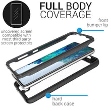 Load image into Gallery viewer, Samsung Galaxy S21 Plus Case - Heavy Duty Shockproof Clear Phone Cover - EOS Series