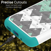 Load image into Gallery viewer, Samsung Galaxy S20 Ultra Case - Rhinestone Bling Hybrid Phone Cover - Aurora Series