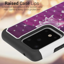 Load image into Gallery viewer, Samsung Galaxy S20 Ultra Case - Rhinestone Bling Hybrid Phone Cover - Aurora Series