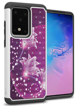 Load image into Gallery viewer, Samsung Galaxy S20 Ultra Case - Rhinestone Bling Hybrid Phone Cover - Aurora Series