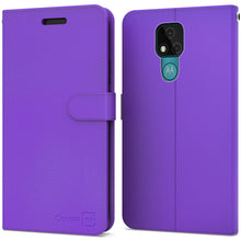 Load image into Gallery viewer, Motorola Moto E7 Wallet Case - RFID Blocking Leather Folio Phone Pouch - CarryALL Series