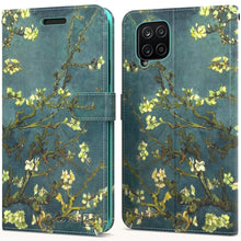 Load image into Gallery viewer, Samsung Galaxy A12 Wallet Case - RFID Blocking Leather Folio Phone Pouch - CarryALL Series