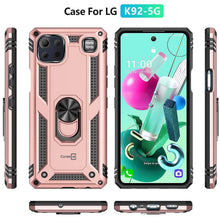 Load image into Gallery viewer, LG K92 5G Case with Metal Ring - Resistor Series