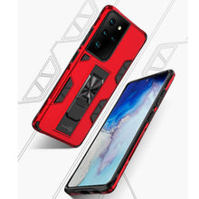 Load image into Gallery viewer, Samsung Galaxy S21 Ultra Case with Magnetic Kickstand Ring