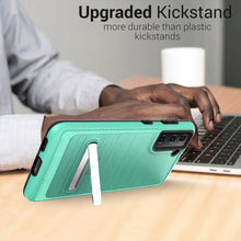 Load image into Gallery viewer, Samsung Galaxy S21 Case - Metal Kickstand Hybrid Phone Cover - SleekStand Series