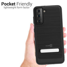 Load image into Gallery viewer, Samsung Galaxy S21 Plus Case - Metal Kickstand Hybrid Phone Cover - SleekStand Series