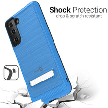 Load image into Gallery viewer, Samsung Galaxy S21 Plus Case - Metal Kickstand Hybrid Phone Cover - SleekStand Series