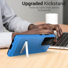 Load image into Gallery viewer, Samsung Galaxy S21 Ultra Case - Metal Kickstand Hybrid Phone Cover - SleekStand Series