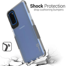 Load image into Gallery viewer, Samsung Galaxy S20 Clear Case - Protective TPU Rubber Phone Cover - Collider Series