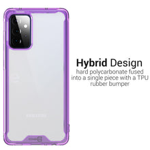 Load image into Gallery viewer, Samsung Galaxy A72 Clear Case Hard Slim Protective Phone Cover - Pure View Series