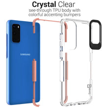 Load image into Gallery viewer, Samsung Galaxy S20 Clear Case - Protective TPU Rubber Phone Cover - Collider Series