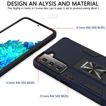 Load image into Gallery viewer, Samsung Galaxy S21 Plus Case with Magnetic Kickstand Ring