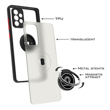 Load image into Gallery viewer, Samsung Galaxy A52 Case - Clear Tinted Metal Ring Phone Cover - Dynamic Series