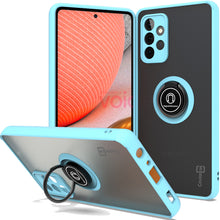 Load image into Gallery viewer, Samsung Galaxy A52 Case - Clear Tinted Metal Ring Phone Cover - Dynamic Series