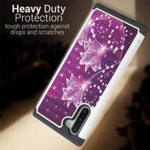 Load image into Gallery viewer, Samsung Galaxy Note 10 Case - Rhinestone Bling Hybrid Phone Cover - Aurora Series