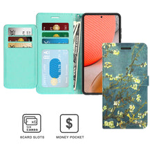 Load image into Gallery viewer, Samsung Galaxy A72 Wallet Case - RFID Blocking Leather Folio Phone Pouch - CarryALL Series